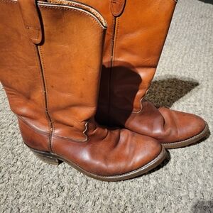Double H Insulates Leather Cowboy Boots 10 1/2 D